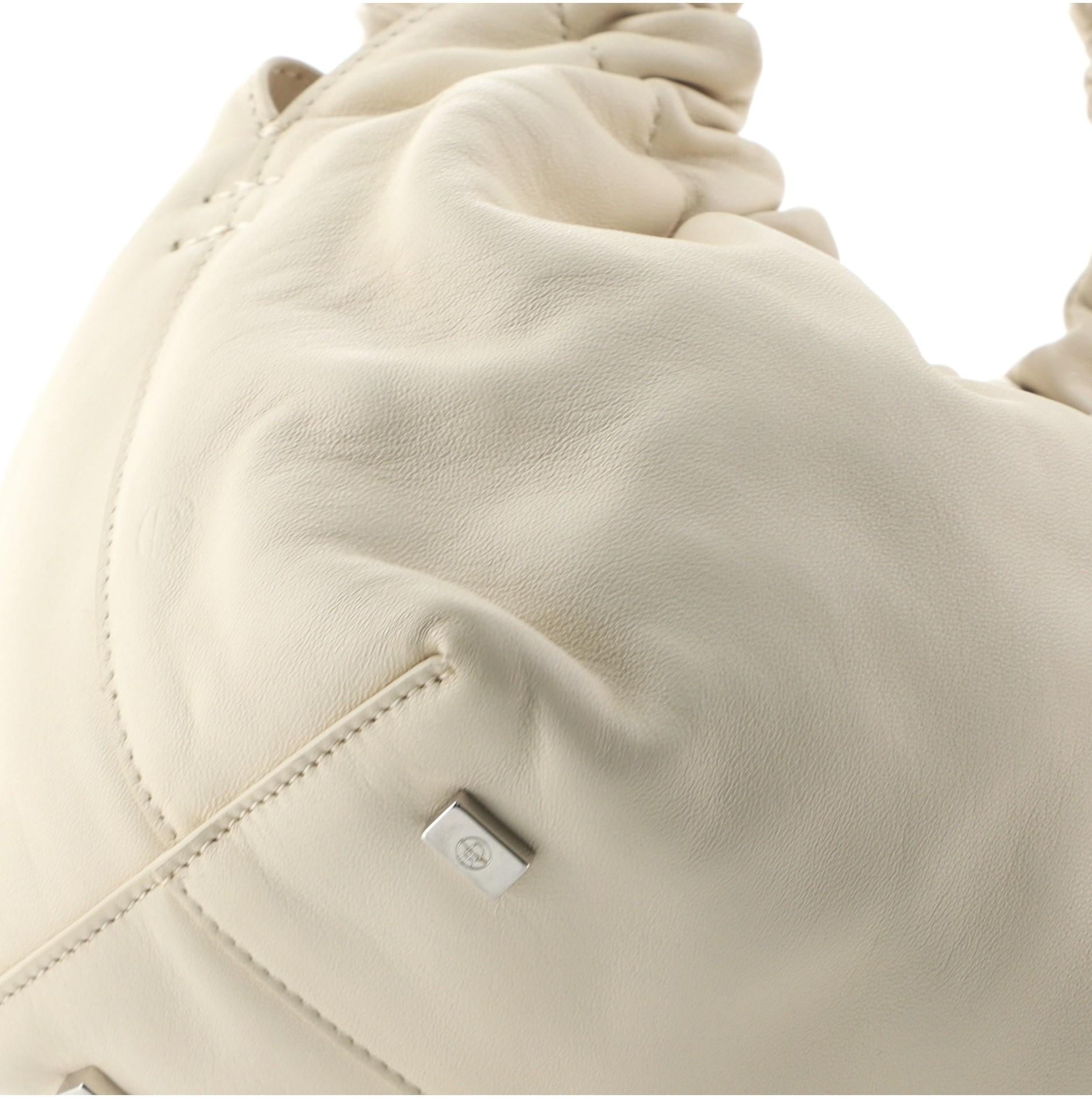  Sac à main The Row en cuir à double cercle neutre Pour femmes 