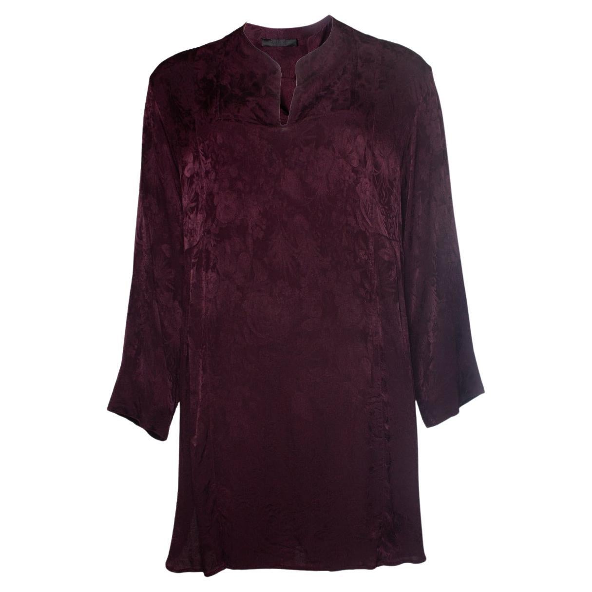 The row, dress in Burgundy