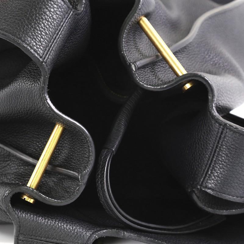 Black The Row Duplex Hobo Leather