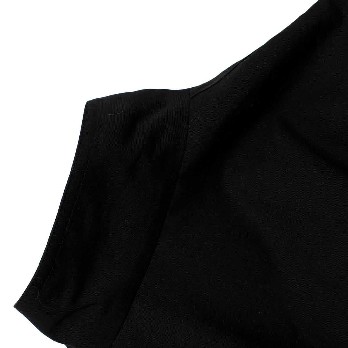 The Row Efren Bomberjacke aus schwarzer Baumwolle - Größe XS im Angebot 3