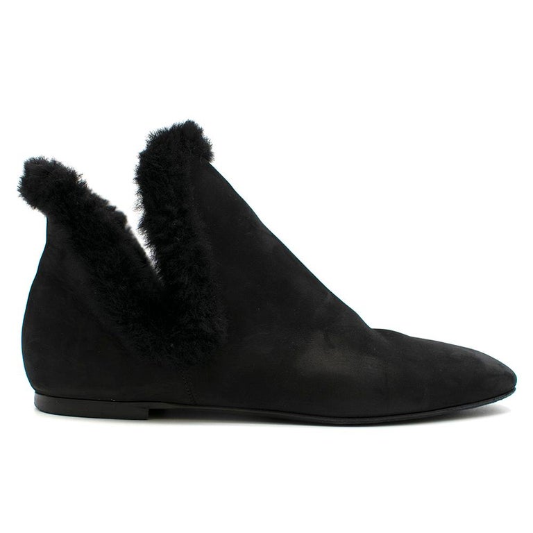 The row eros leather sales ankle boots