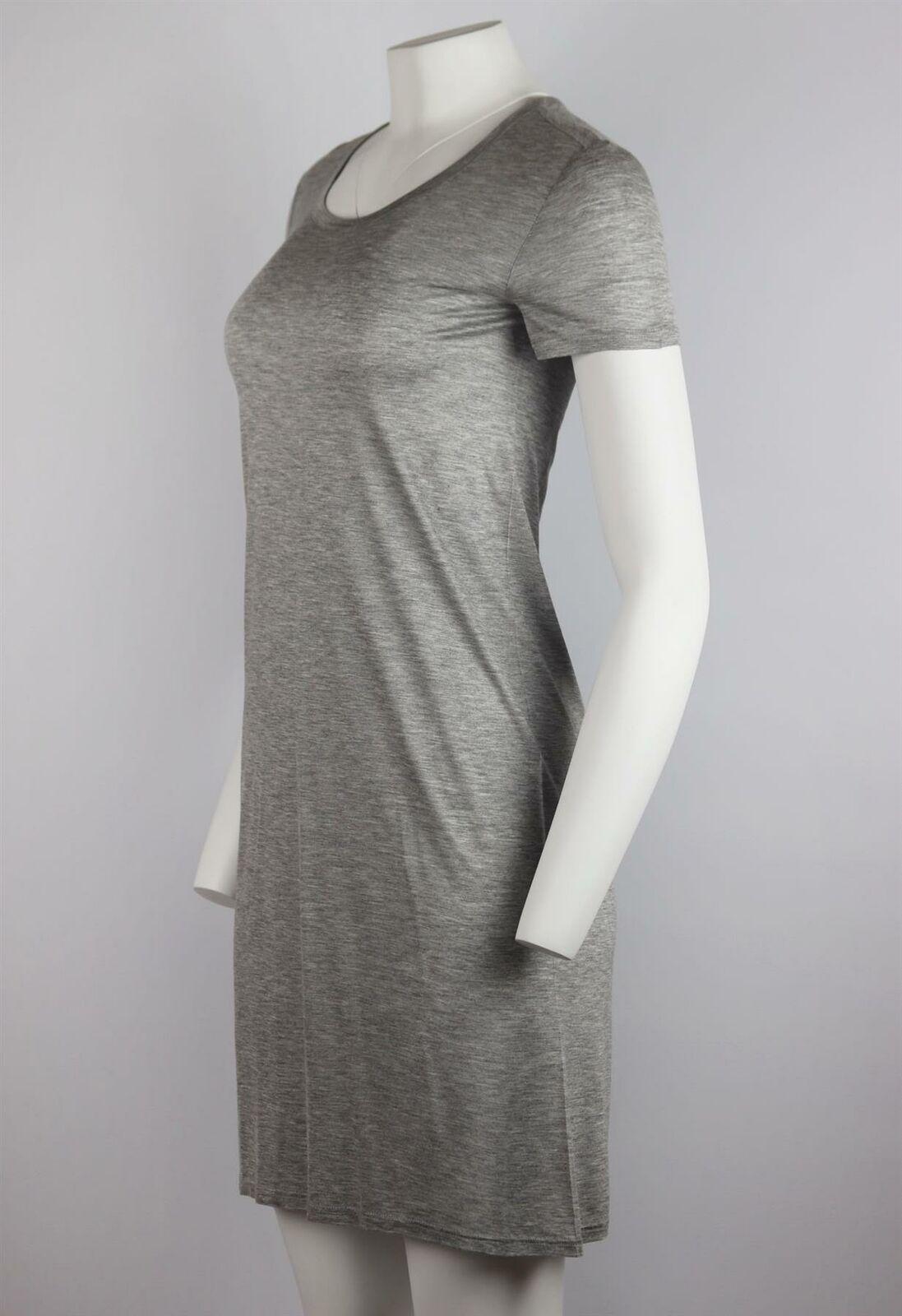 Gray The Row Flora Cotton Jersey Mini Dress