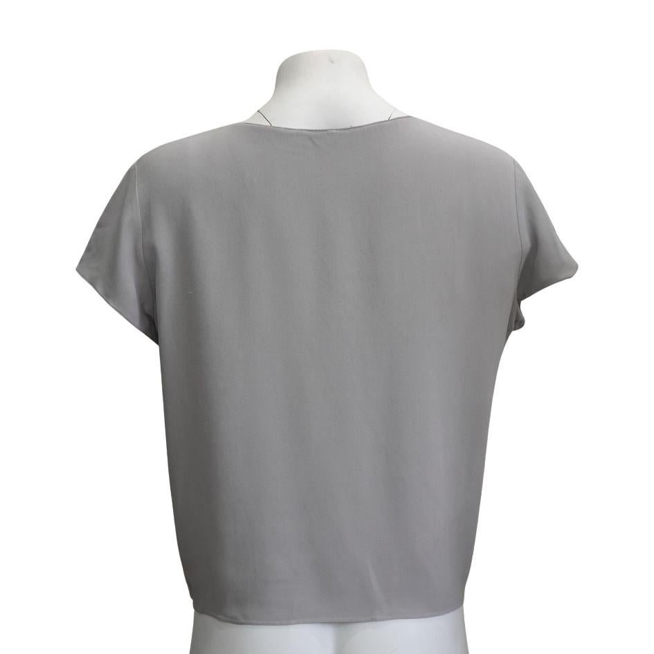 Gray The Row Grey Blouse sz 6 For Sale