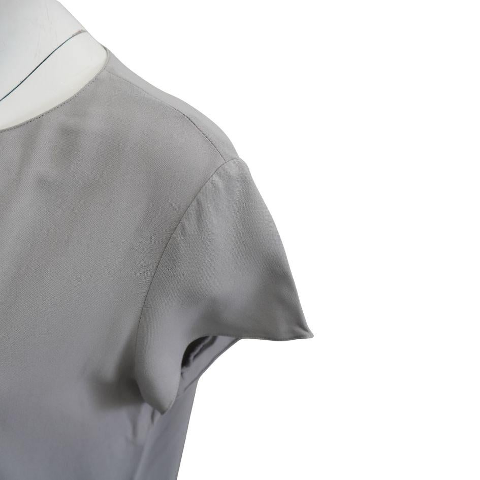 Women's The Row Grey Blouse sz 6 For Sale