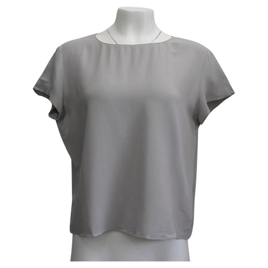 The Row Grey Blouse sz 6