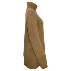 Maglione a collo alto Row Hepny Mélange in cashmere marrone