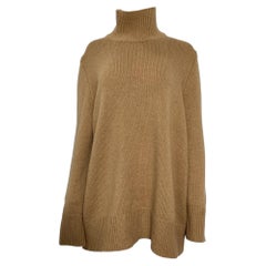 Der „Hepny Mélange“-Rollkragenpullover von The Row aus braunem Kaschmir