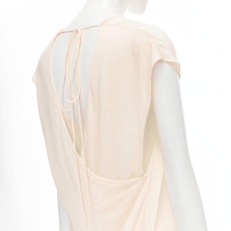 THE ROW ivory cream mixed silk modal knit wrap tie back tunic vest XS
Reference: MELK/A00113
Brand: The Row
Designer: Mary Kate and Ashley Olsen
Material: Silk, Modal
Color: Beige
Pattern: Solid
Extra Details: Silk front. Modal knitted cross back.