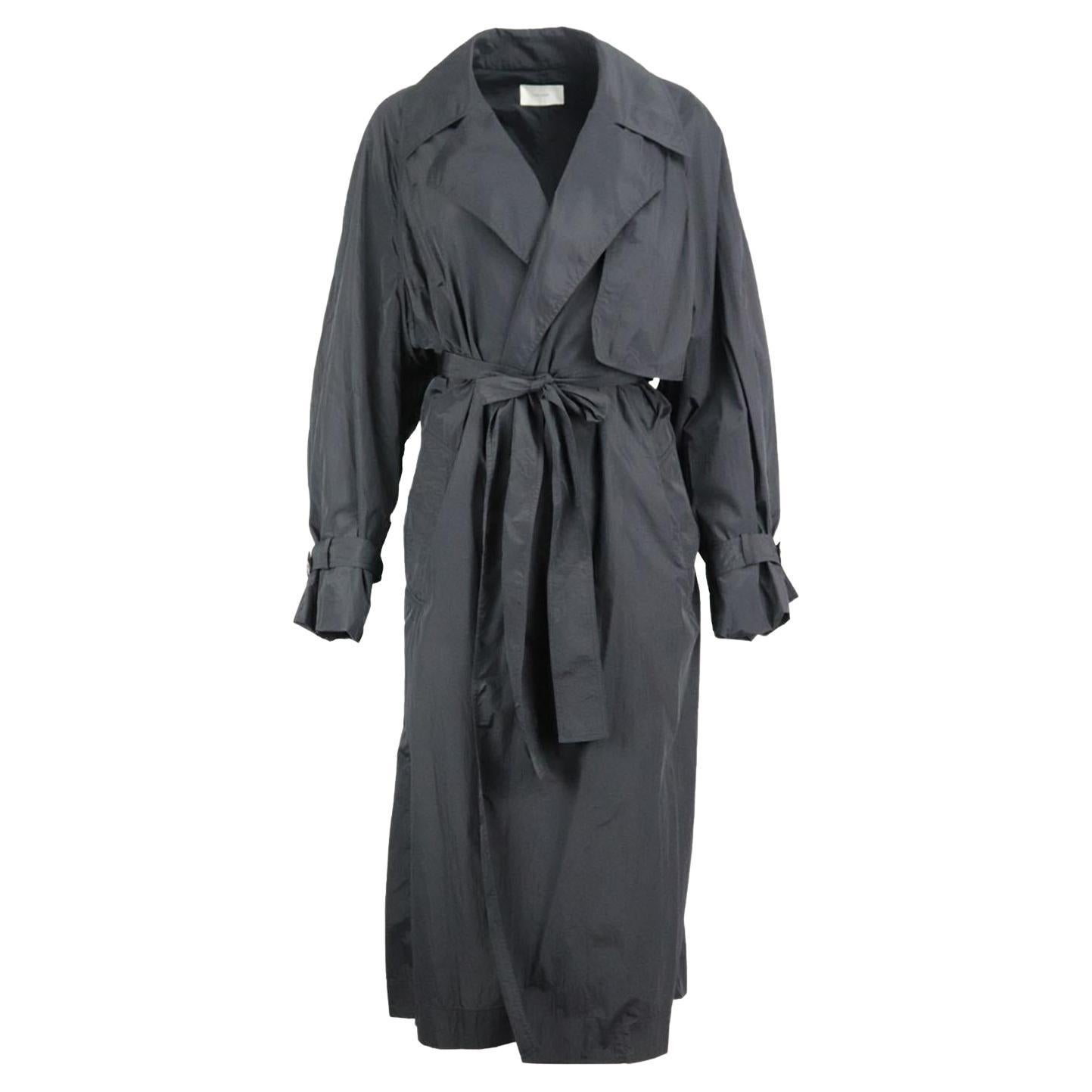 The Row Kareem Belted Shell Trench Coat Large