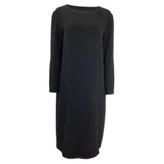 The Row Larina Midi Dress in Black Acetate