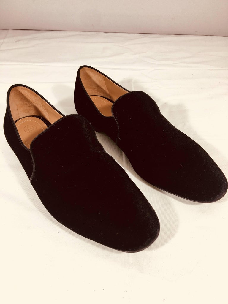 the row velvet flats