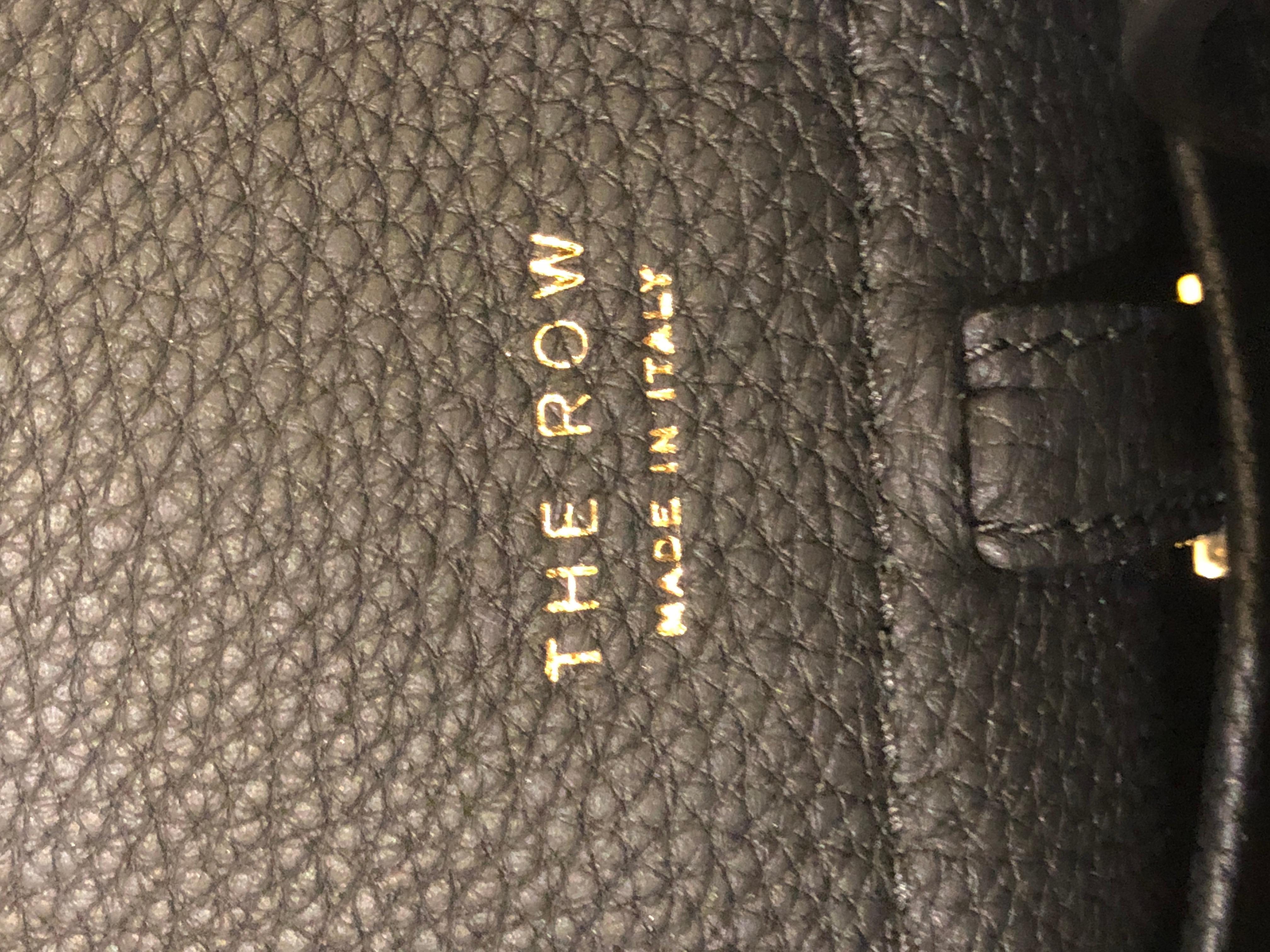 The Row Margaux Tote Leather 10 In Good Condition In NY, NY