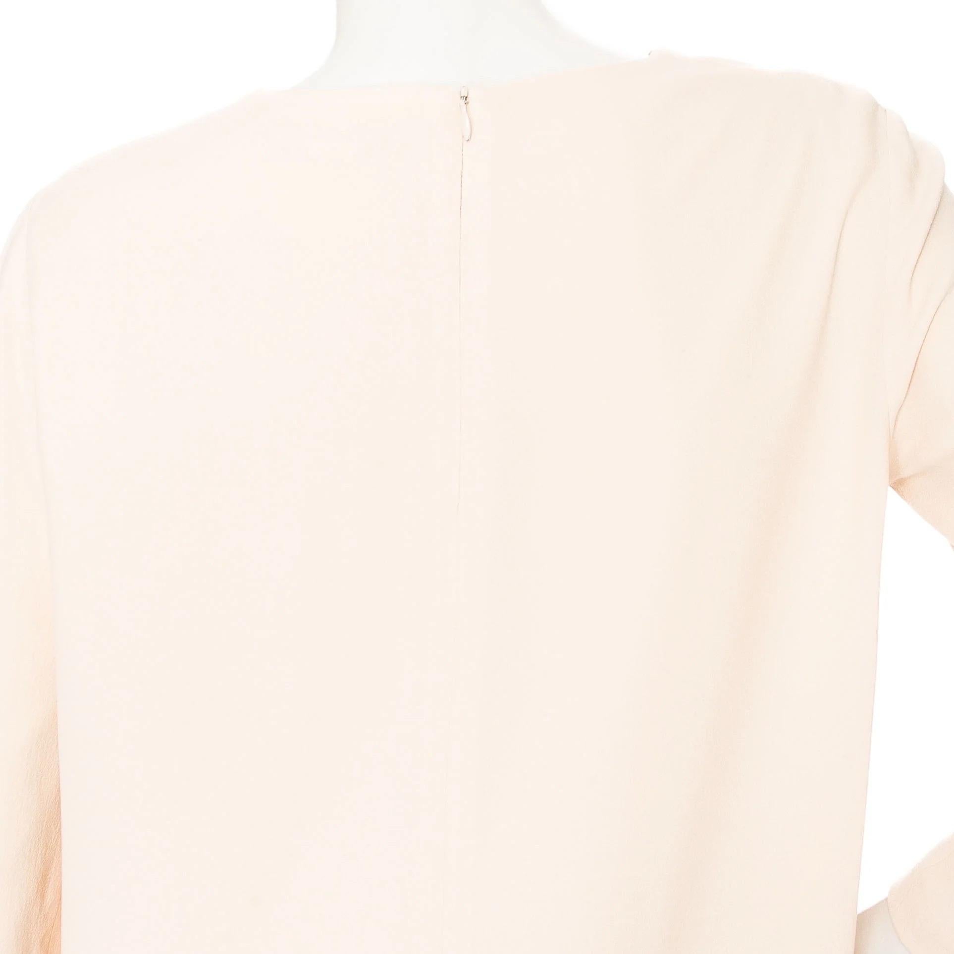 Vestido The Row Marina Crema Crepé Bolsillo Parche Primavera/Verano 2015 en venta 3