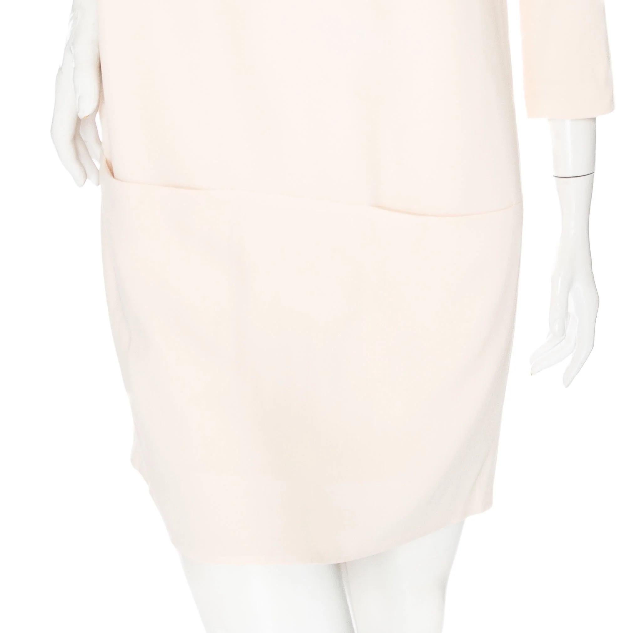 Vestido The Row Marina Crema Crepé Bolsillo Parche Primavera/Verano 2015 en venta 4