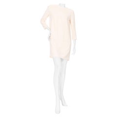 The Row Marina Cremefarbenes Crêpe Kleid mit aufgesetzten Taschen Frühjahr/Sommer 2015