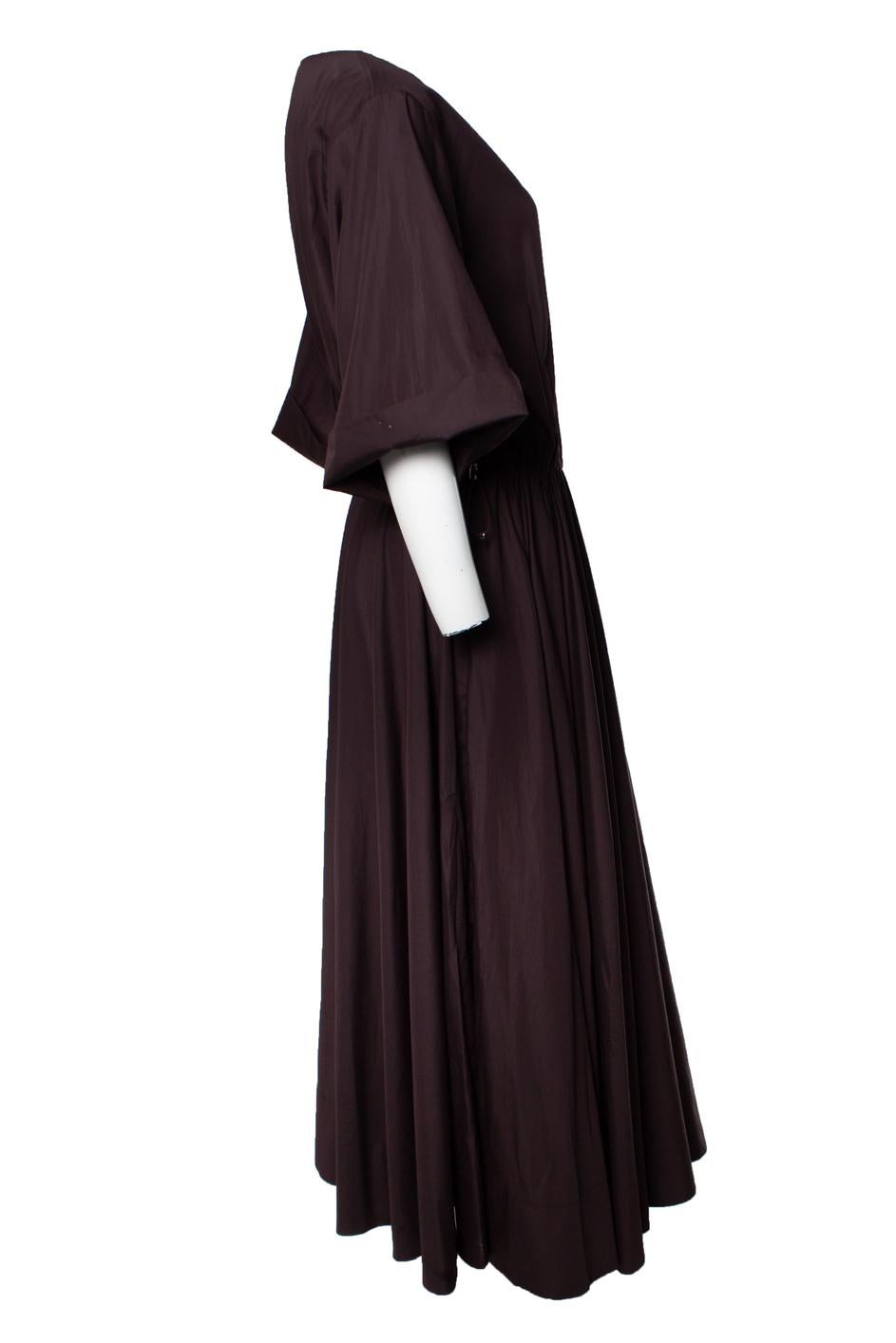 Black The Row, Maxi dress in brown For Sale