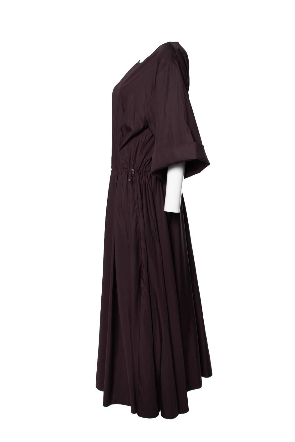 The Row, Maxi dress in brown In Good Condition For Sale In AMSTERDAM, NL