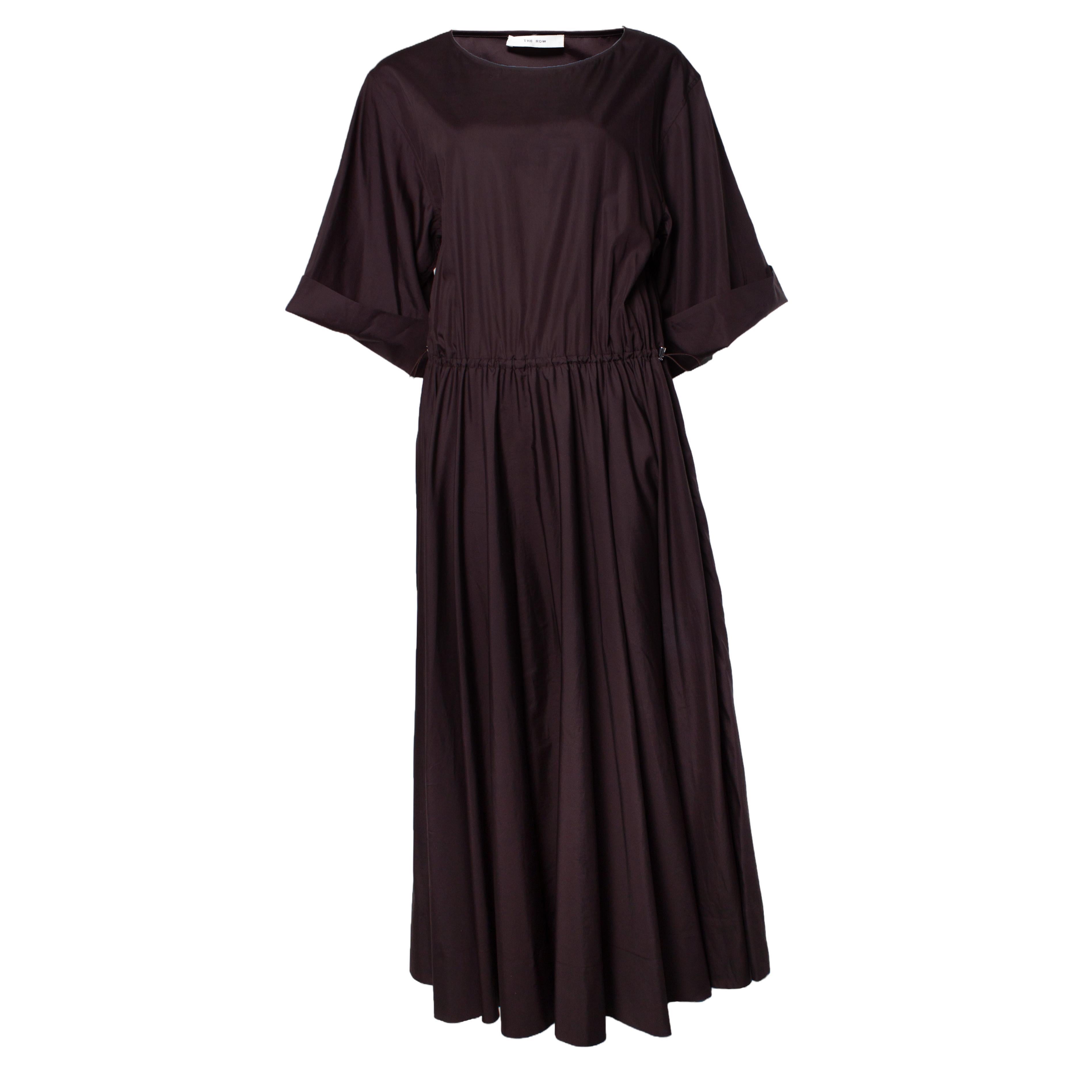 The Row, Maxi dress in brown For Sale