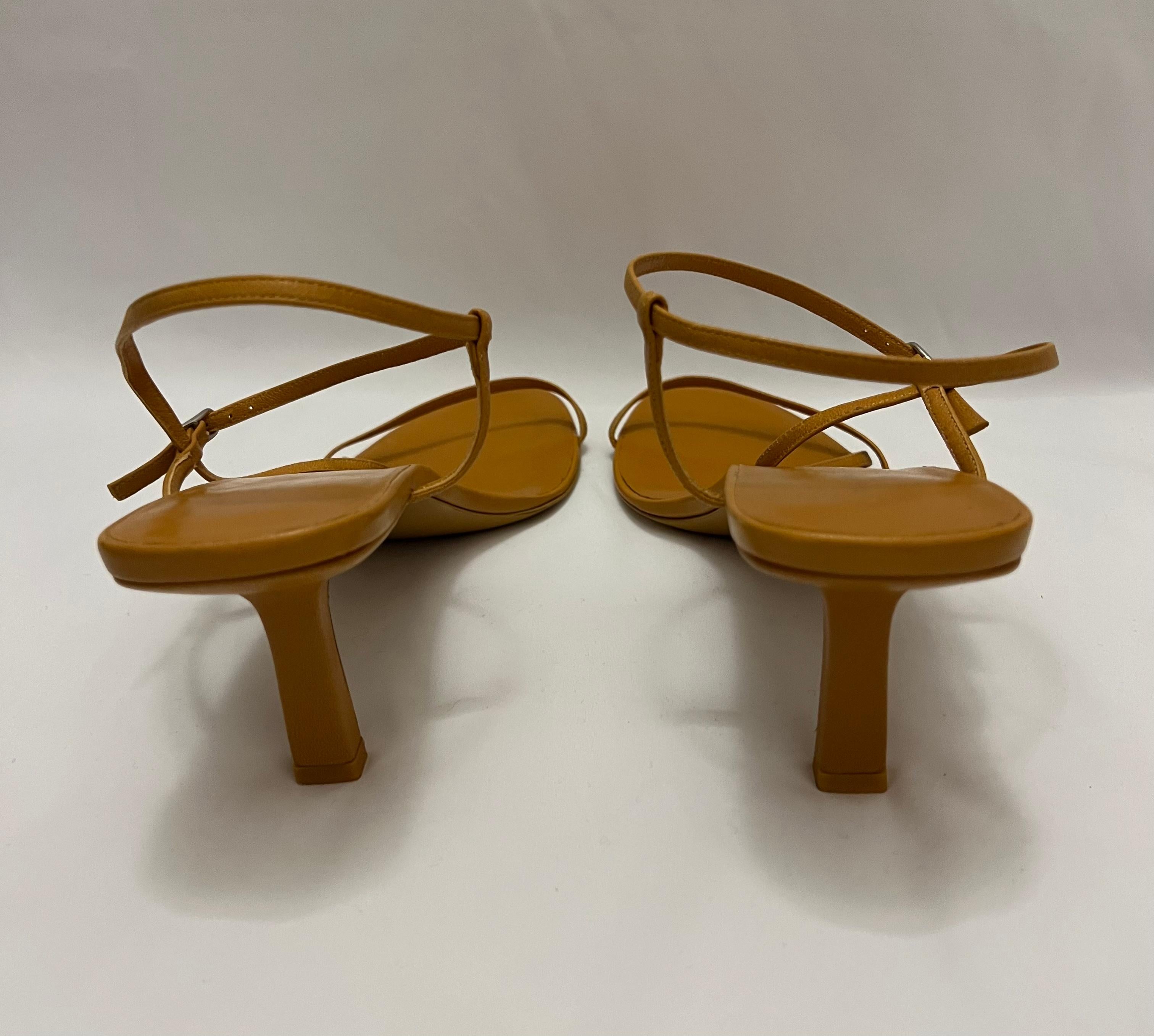 The Row Mustard Bare Sandal, Size 41 1