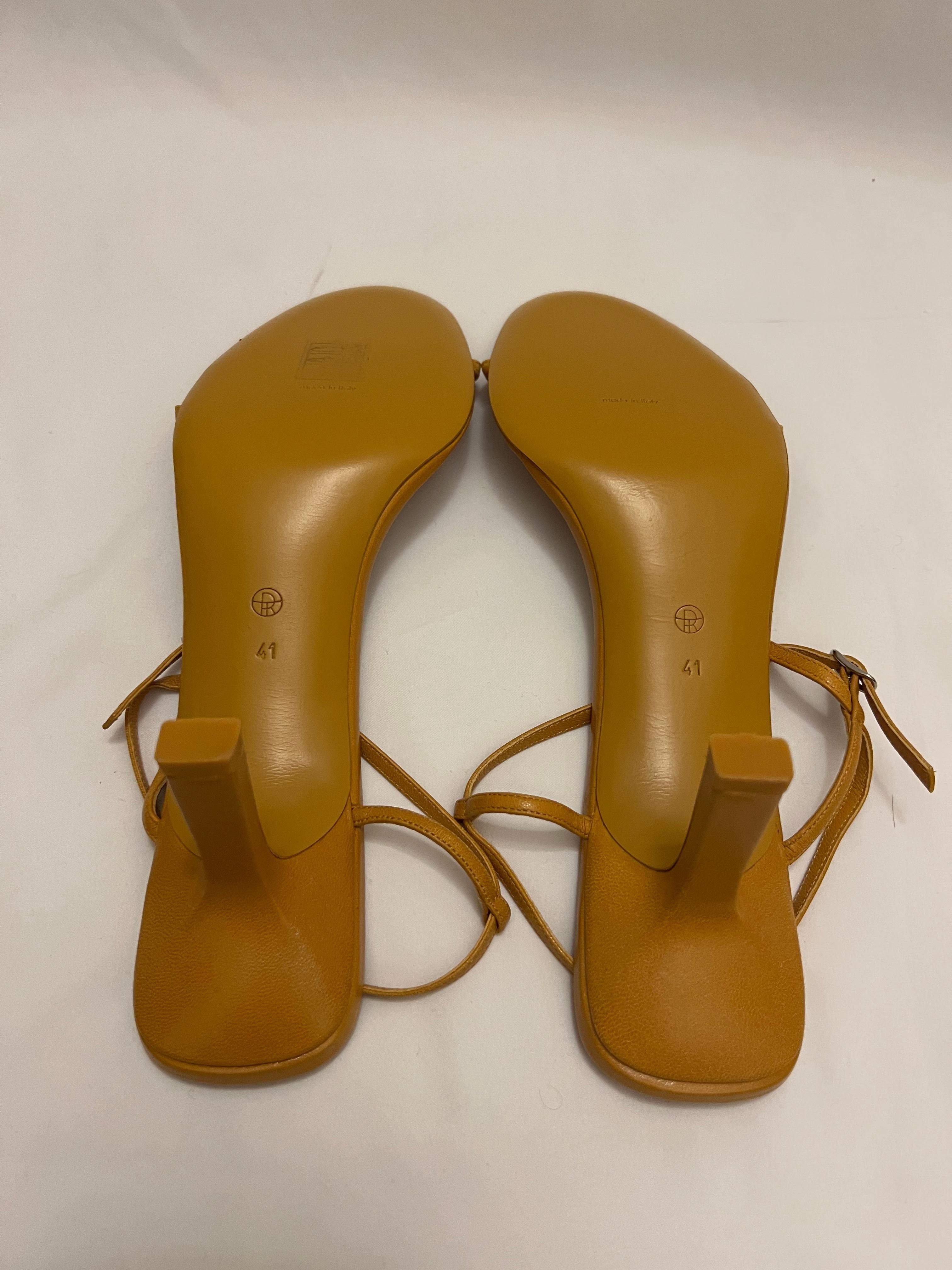 The Row Mustard Bare Sandal, Size 41 3