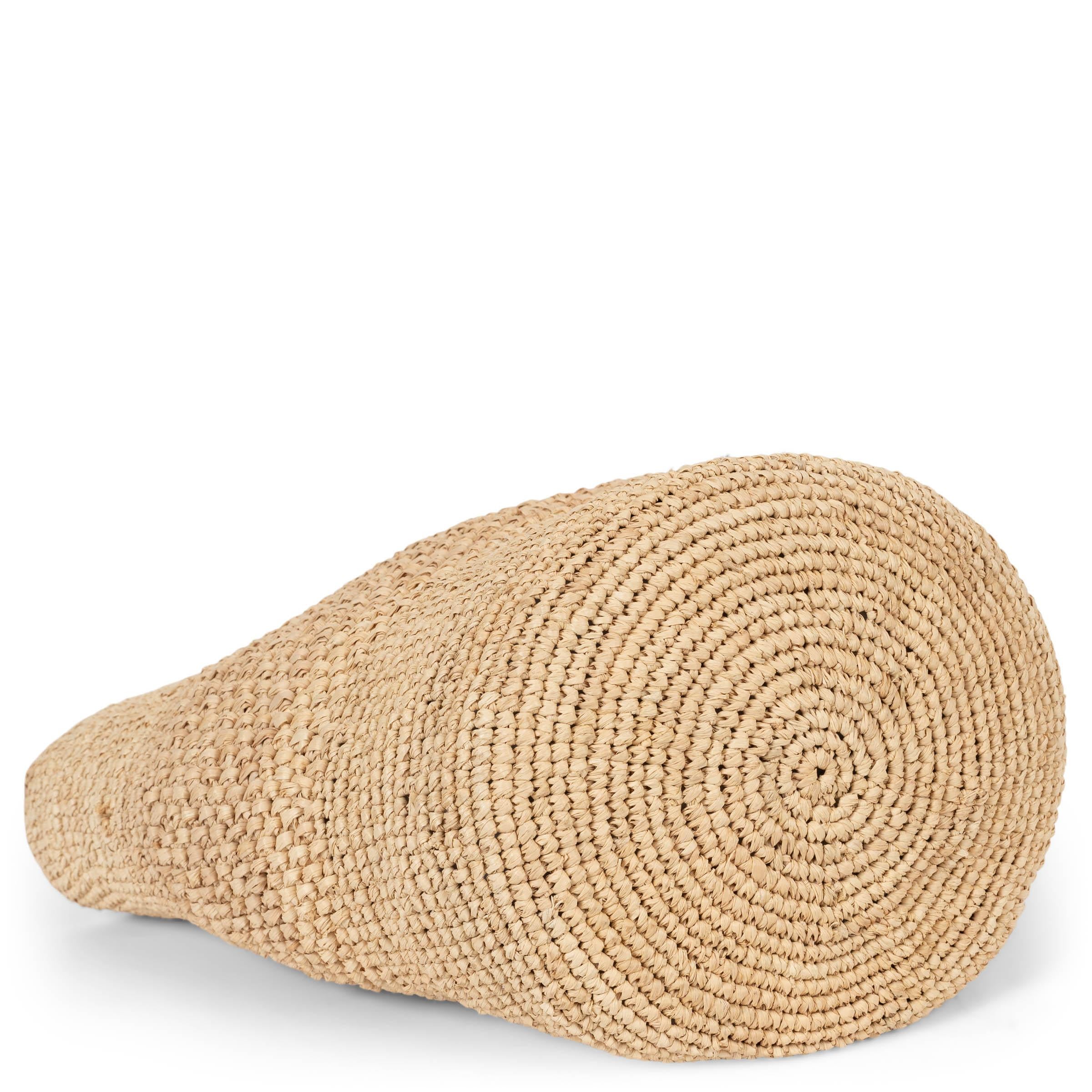 THE ROW natural raffia EMILIE Tote Bag In New Condition In Zürich, CH