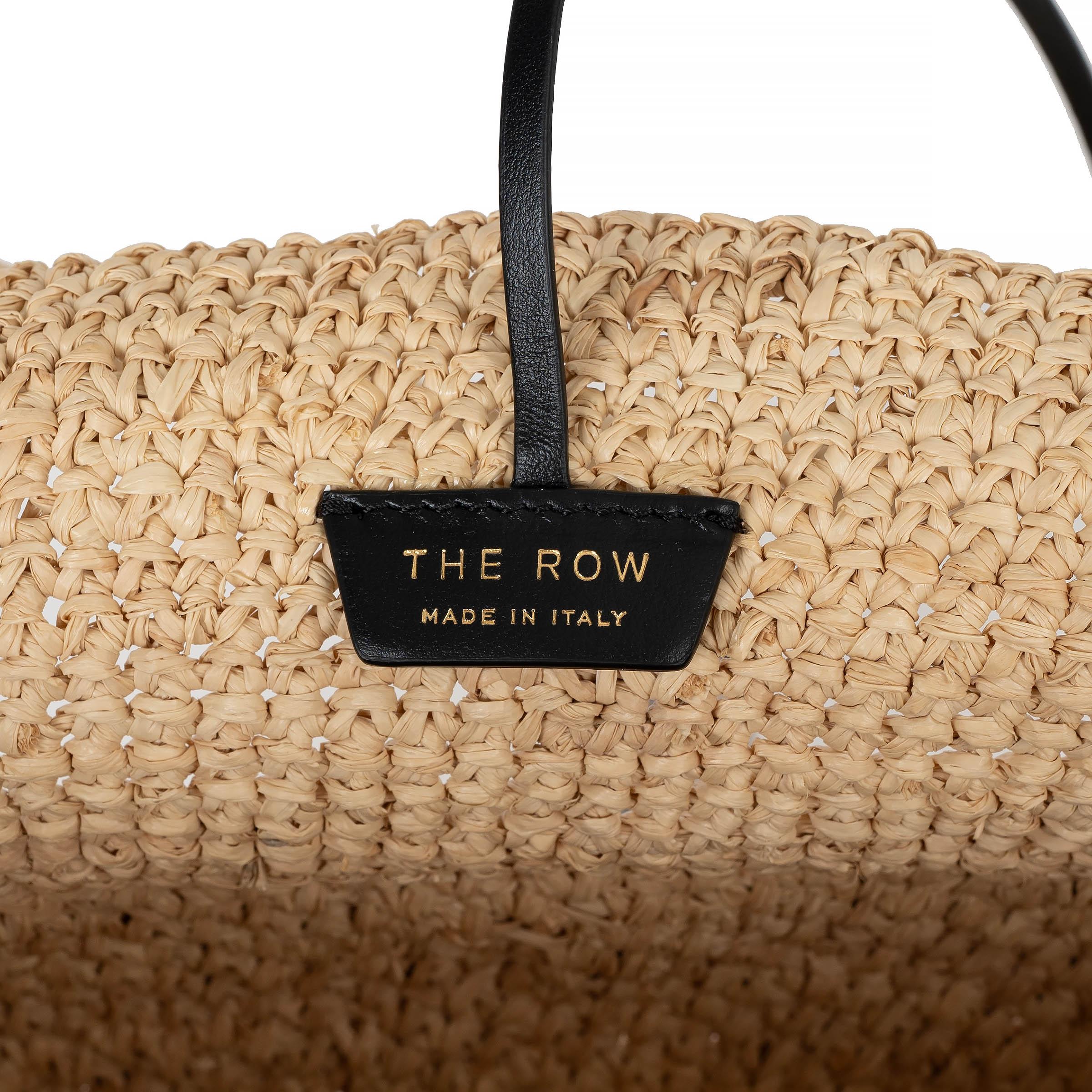 THE ROW natural raffia EMILIE Tote Bag 1