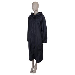 THE ROW navy blue nylon 2024 BROGAN WINDBREAKER Coat Jacket M