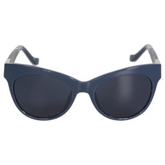 The Row Navy Cat Eye Frame Sunglasses