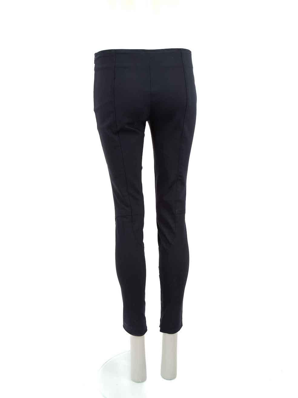 Black The Row Navy Skinny Trousers Size XS For Sale