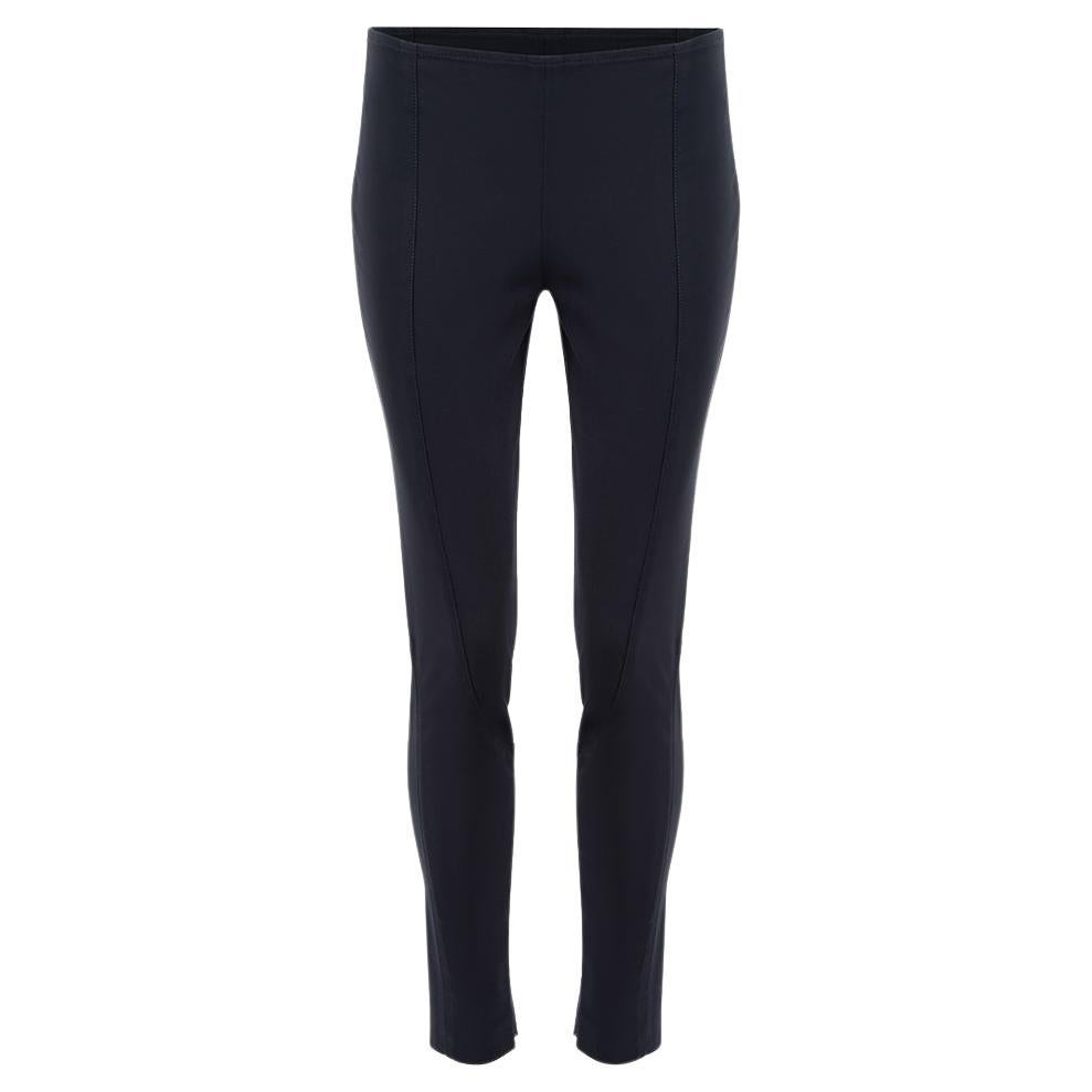 The Row Navy Skinny Trousers Size XS For Sale
