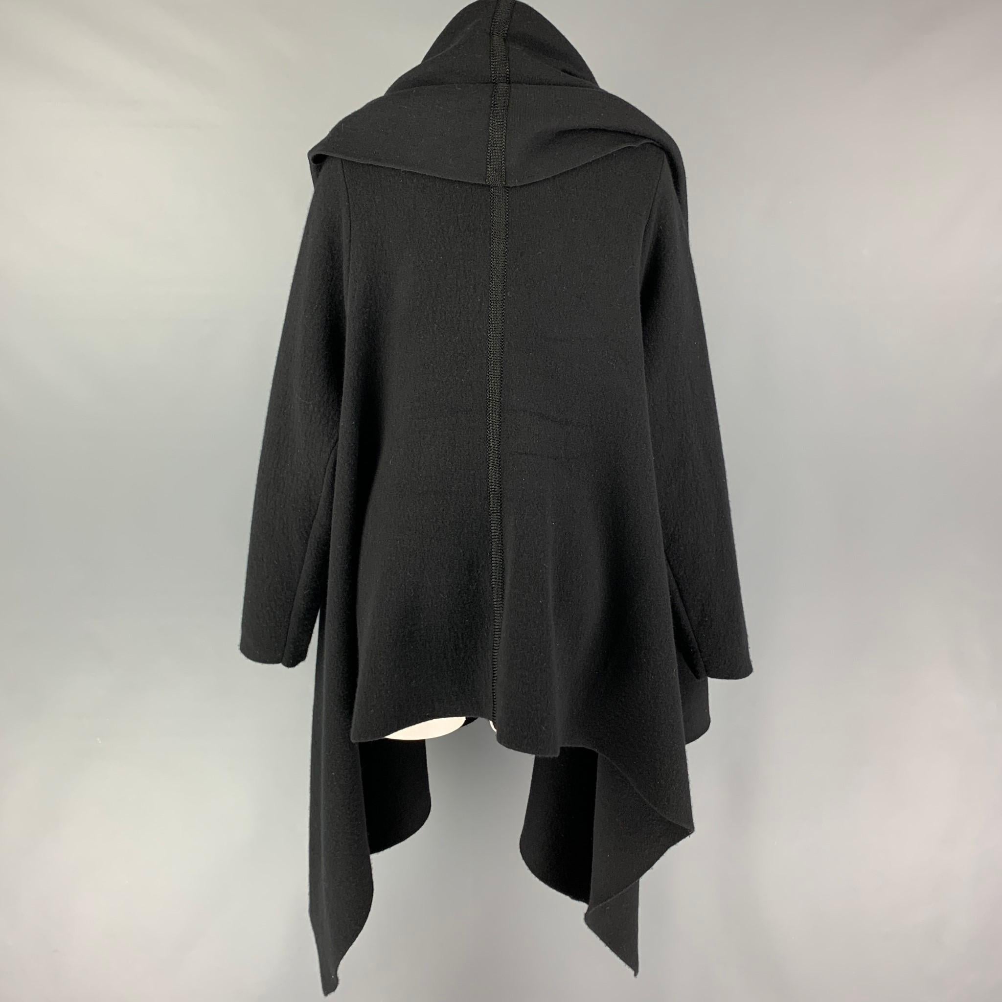 THE ROW One Size Black Cashmere Blend Oversized Cardigan In Good Condition In San Francisco, CA