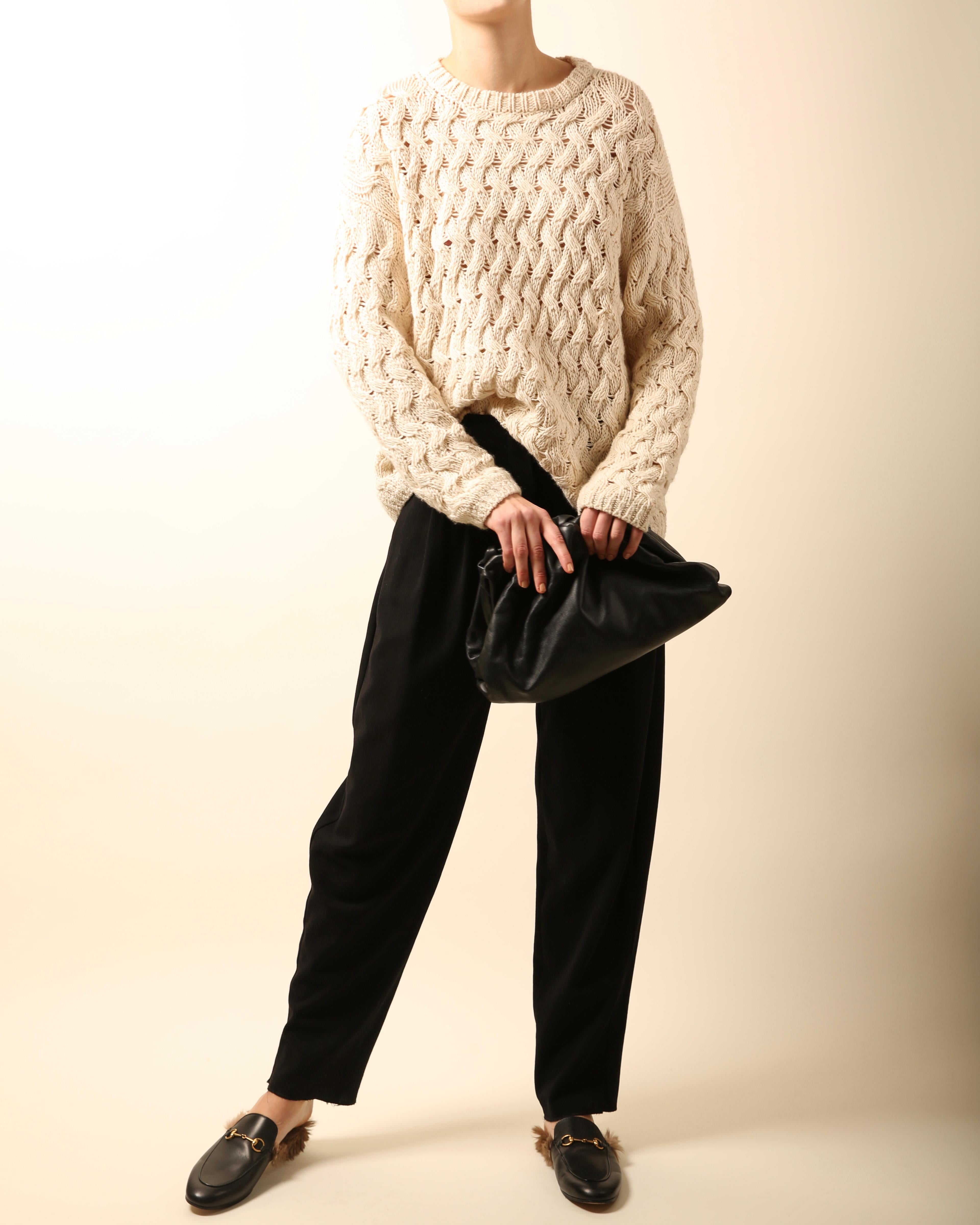 loose knit sweater