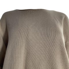 Maglione oversize The Row in cotone marrone