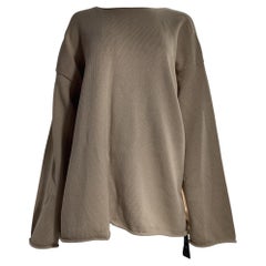 Maglione oversize The Row in cotone marrone