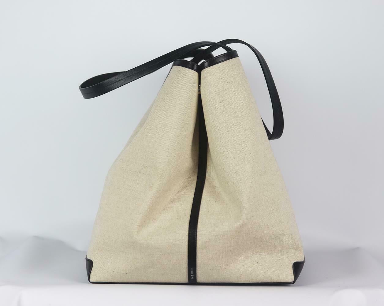 the row canvas bag