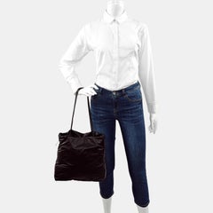 The Row Pim Tote Dark Brown Calfskin Leather