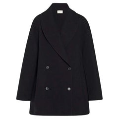 The Row - Polli - Manteau à double boutonnage en laine noire