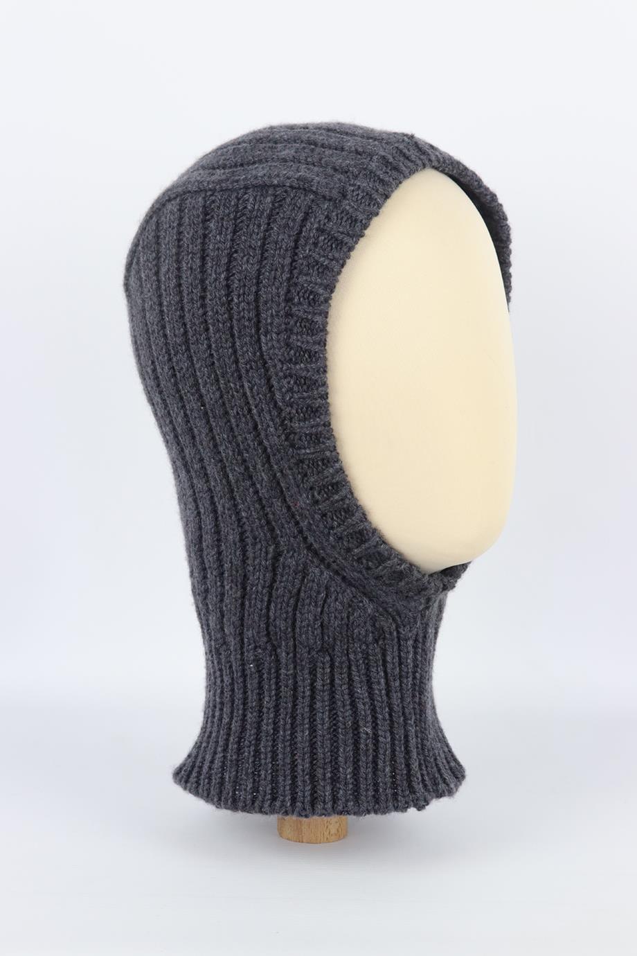 The Row Ribbed Knit Cashmere Balaclava Xsmall-small In Excellent Condition In London, GB