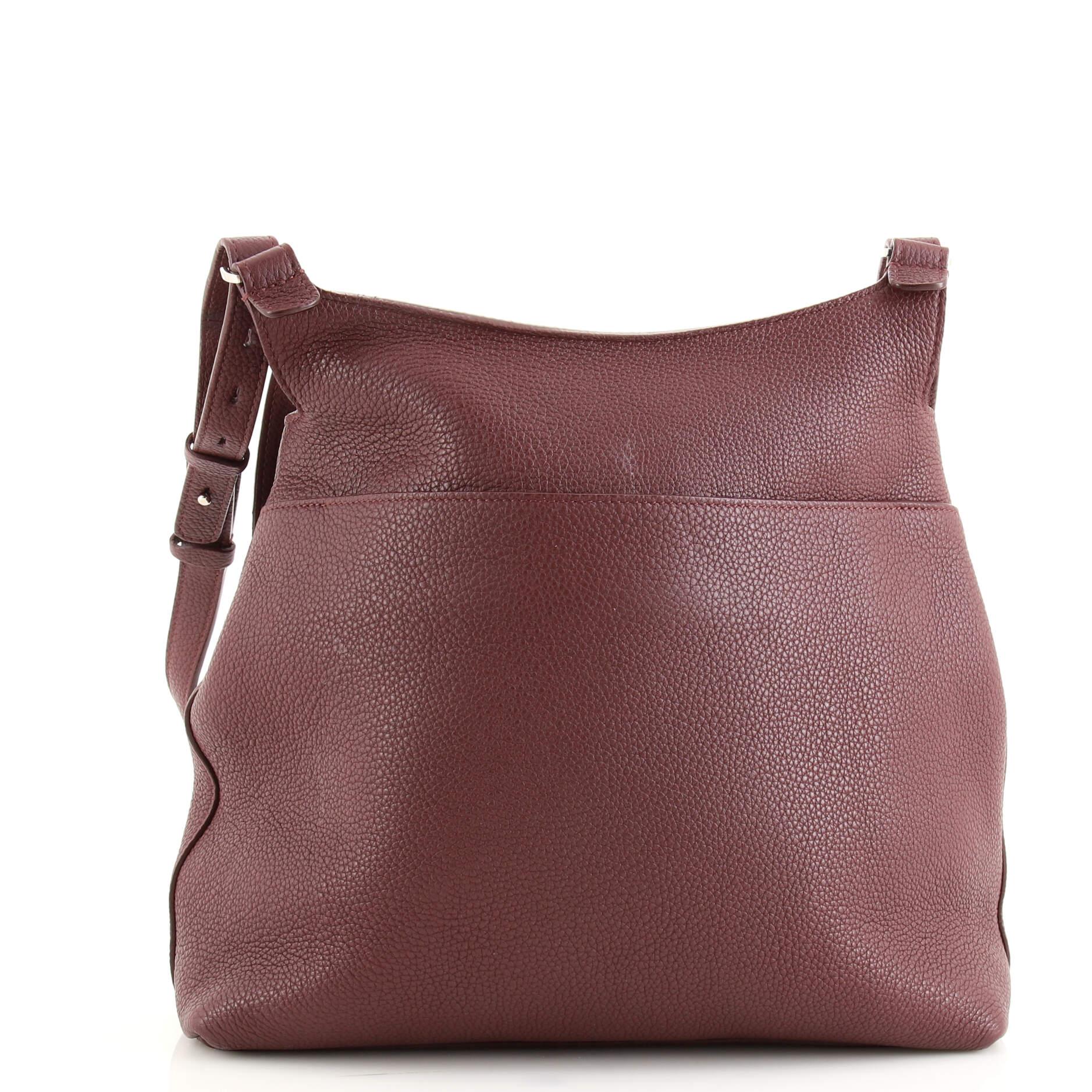 the row leather shoulder bag