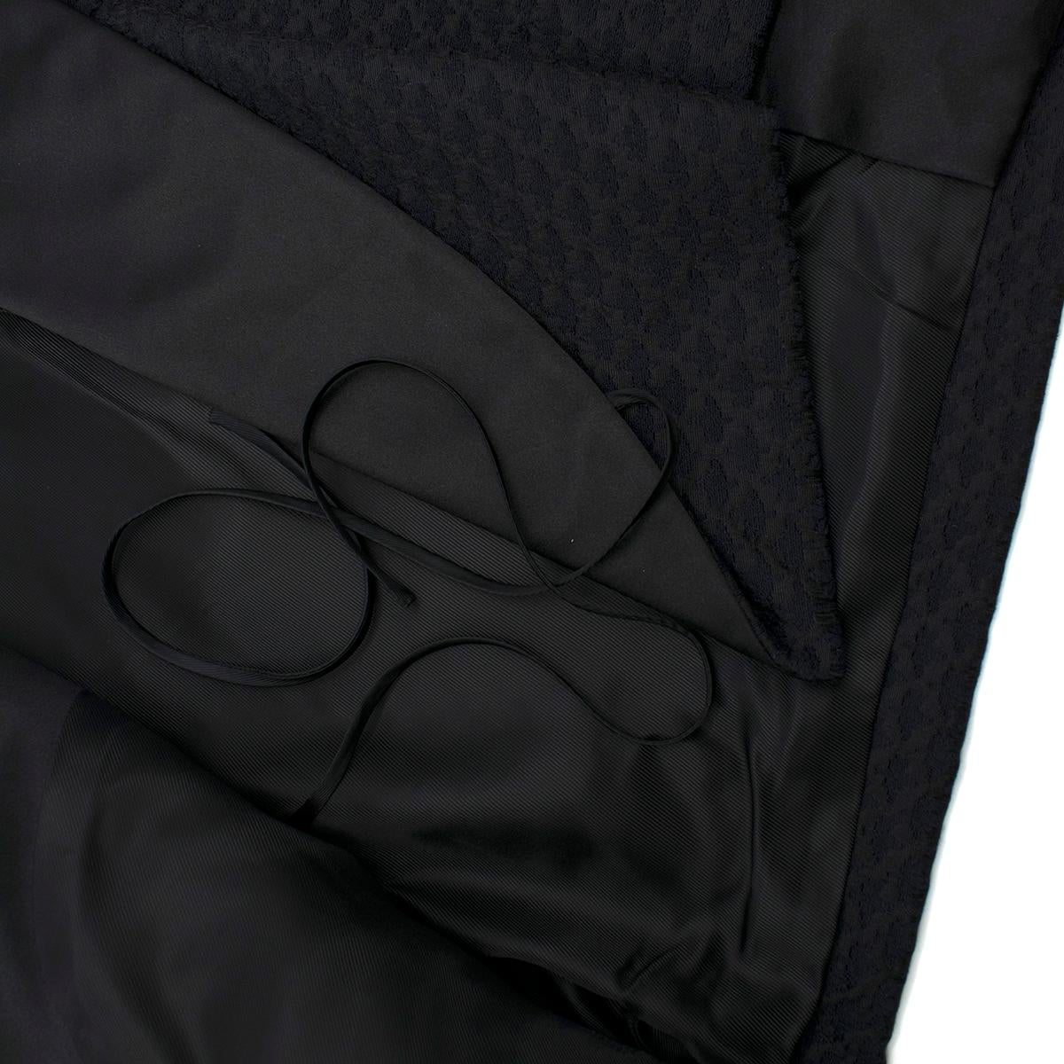 The Row Silk & Astrakhan Fur Wrap Style Jacket US 2 1