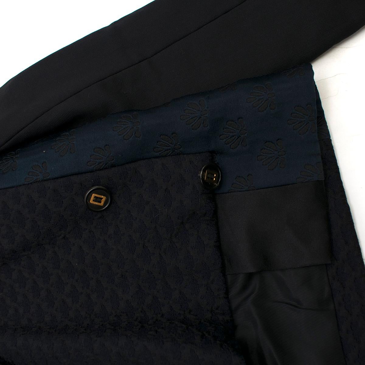 The Row Silk & Astrakhan Fur Wrap Style Jacket US 2 2