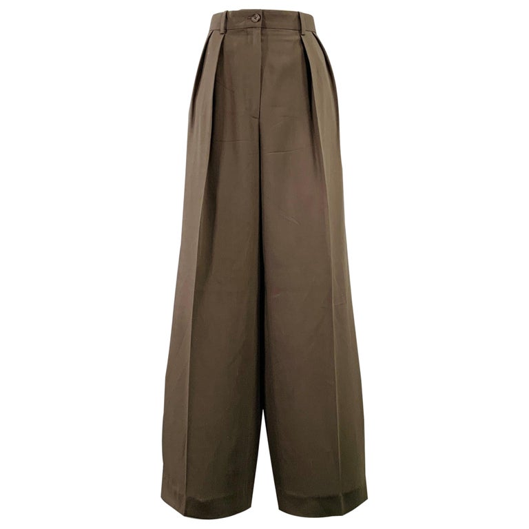 strapless open back dress Brioni Trousers: 28 SALE!, Black, pleated front, superfine doeskin woo   eHABERDASHER