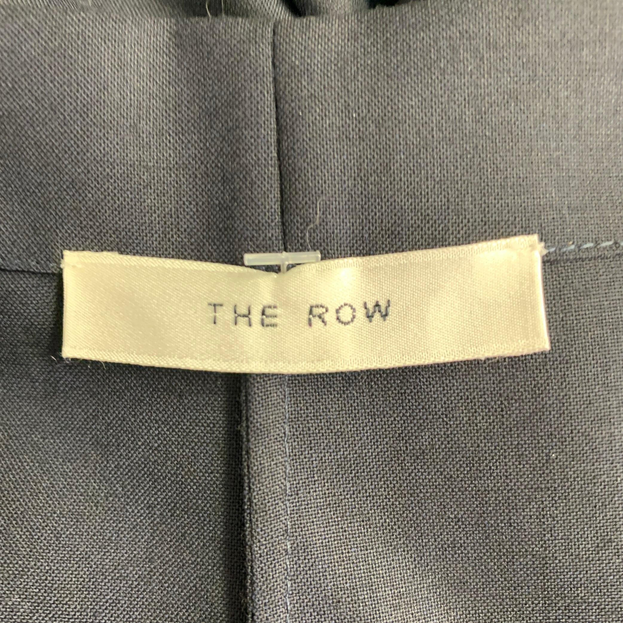 THE ROW Talla 0 Vestido Largo Tirantes Espagueti Lana Azul Marino en Excelente estado para la venta en San Francisco, CA