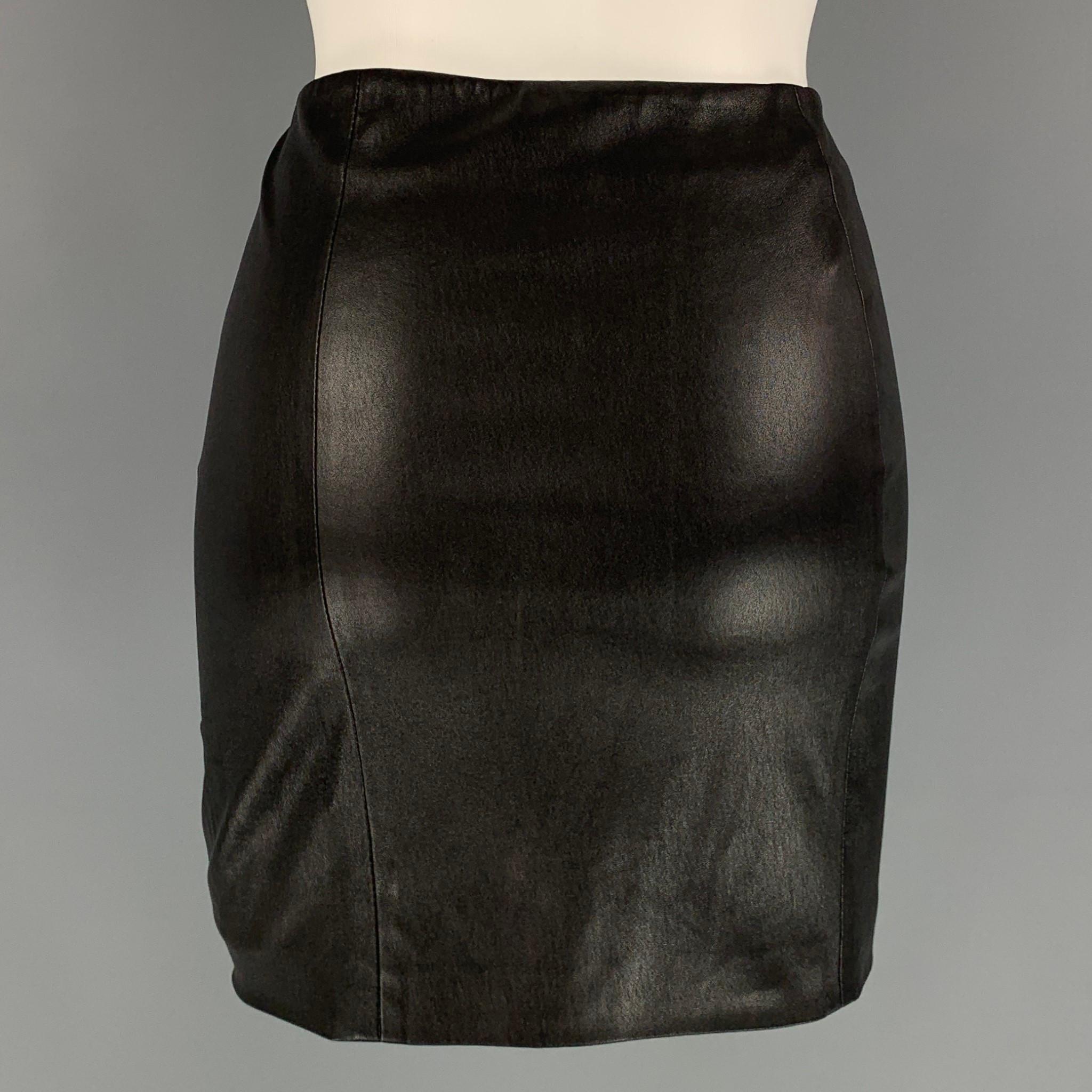 the row leather skirt