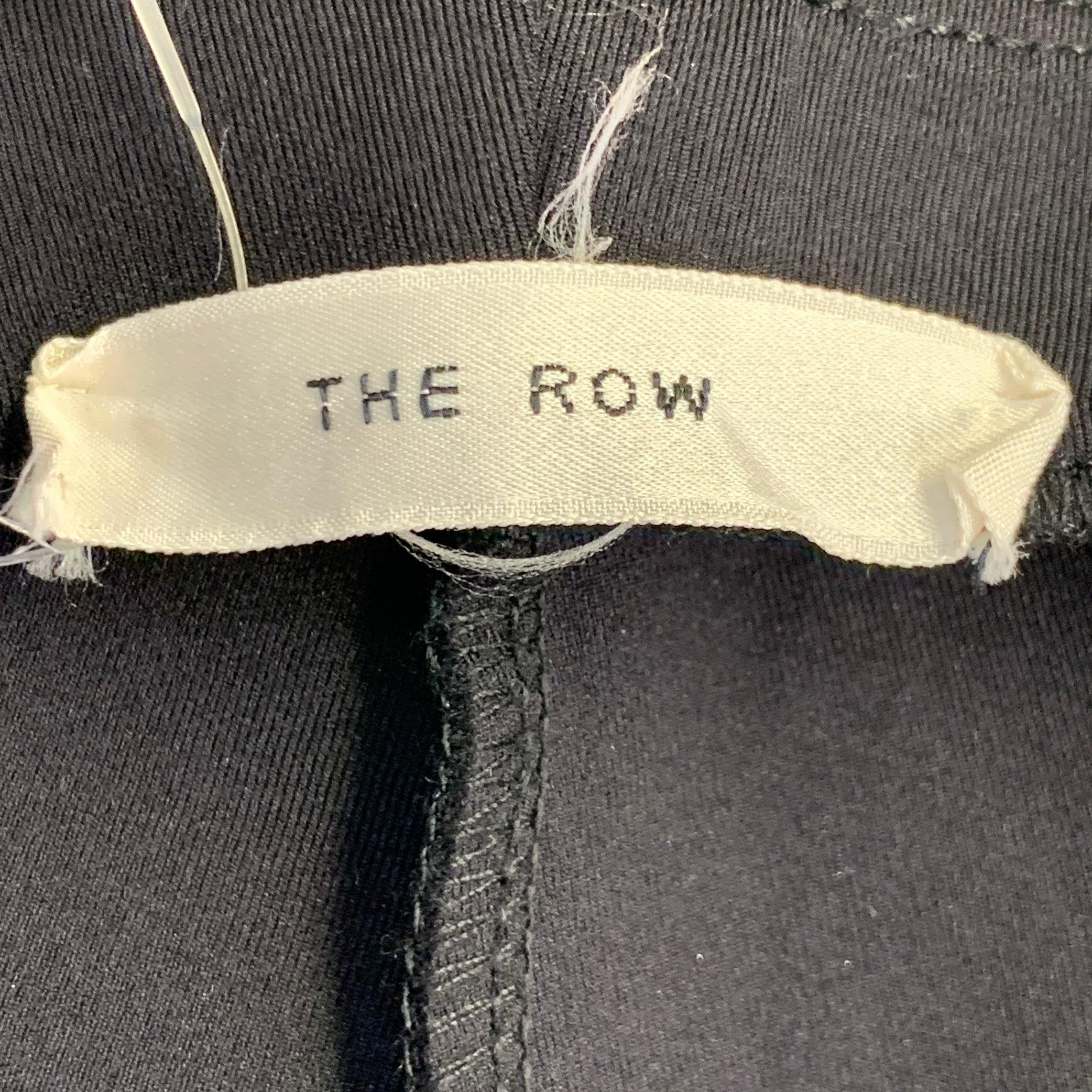 Nero THE Row Taglia L Leggings neri in misto poliammide con fascia elastica in vita Pantaloni casual in vendita