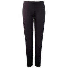 THE ROW Größe L Schwarz Polyamid-Mischung Elastischer Bund Leggings Freizeithosen