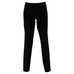 THE ROW Taglia S Leggings neri in misto nylon con elastico in vita