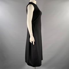 THE ROW Size XL Black Polyamide Blend Long Dress