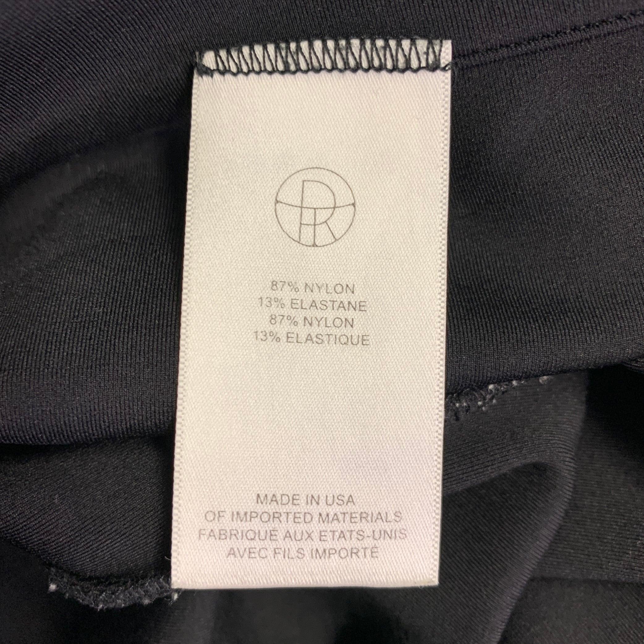 THE ROW Taglia XS Leggings neri in misto nylon con elastico in vita In condizioni ottime in vendita a San Francisco, CA
