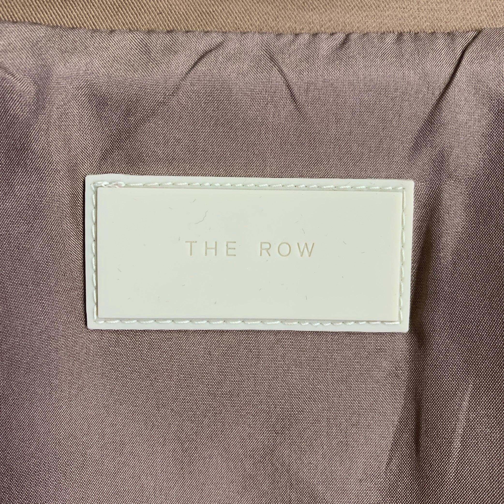 The Row Taille XS Trench-coat à capuche en coton kaki à double fermeture éclair Excellent état - En vente à San Francisco, CA